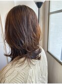 まろやかブラウンベージュ×シークレットハイライト