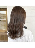 ブリーチなしのグレージュ