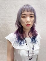 クロリ 淡路店(Chlori) ロングウルフ派手髪カラー20代人気