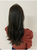 トーンダウン/グレージュ/ロングヘア