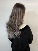 20代30代大人可愛いプルエクステグレージュカラーアッシュ