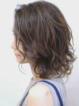 ヘアリゾート アジアグランデ(Hair Resort Asia grande) 大人ミディアムパーマ×カーキアッシュ【grande武蔵浦和】