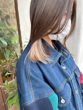 マッシュ アドベ 八戸ノ里(MASHU ADOBE) ミルクティ インナーカラー