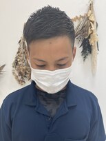 ドロップ メンズカット×スパイキーショート