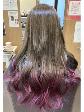 エル バイ ファースト(L by first) 【L by first】ローズピンクグラデーション◎20代30代40代50代