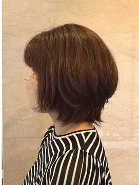 六本木美容室 西麻布店 大人ウルフボブ