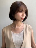丸みボブ 韓国ヘア タンバルモリ 10代20代【天神/今泉】
