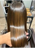 縮毛矯正 セミロング
