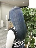 ペールブルー/グラデーション/京都/河原町/ケアブリーチ髪質改善