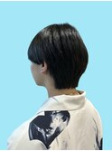 襟足ありマッシュ