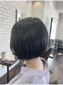 (伸ばしかけも楽しめるショートボブ)HIDE