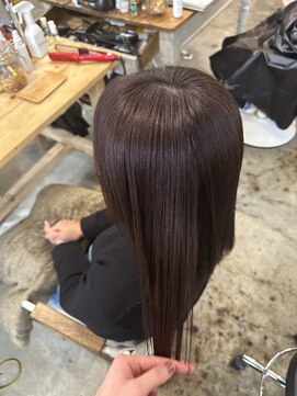 ウィークエンド(WEEKEND) 暖色白髪ぼかし【カット+白髪ぼかし+トリートメント15400円】