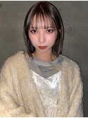 骨格に合わせ&ウエットガーリーボブ
