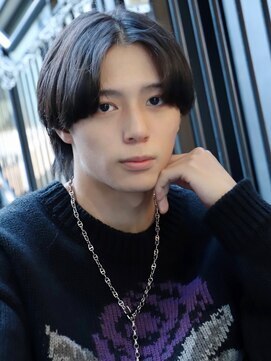 リップス 仙台annex(LIPPS) ナチュラルセンターパートウルフ