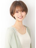 ＊前髪あり耳掛け丸みくびれショートボブ20代30代40代50代60代＊