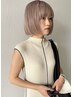 学割U24【 似合わせ×再現性】デザインカット&ケア透明感カラーTr ￥11300→