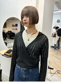 ミルクティーベージュダブルカラーブリーチ新潟万代
