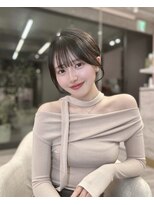 アディション 新宿(ADITION)&nbsp;韓国ブラウンベージュグレージュ#レイヤーカット#髪質改善#前髪