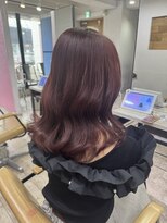 アジールヘア 所沢プロペ通り店(agir hair)&nbsp;ピンクブラウンイメチェン美髪トリートメント所沢