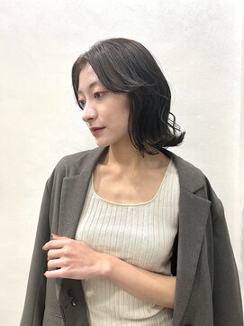ミエル ヘア 新宿(miel hair) 髪質改善くびれボブ【新宿】