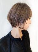 【姫路STEP】大人可愛い絶壁解消ショート＊オーガニックカラー