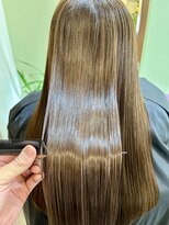 タックバイハレ たまプラーザ(takk by Hale)&nbsp;[takk]髪質改善縮毛矯正/チェリーブラウン/ホワイトグレージュ