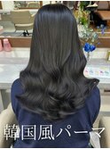 レイヤーカット/顔周りカット/顔周りレイヤー /韓国風パーマ