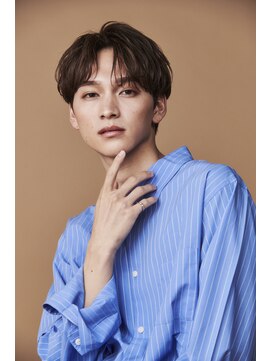 ロンドオム 池袋(Lond Homme) men's/メンズ/ブルーブラック/フェザーパーマ/サーフカール/池袋