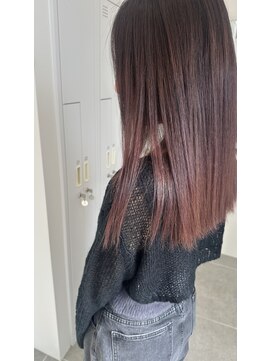 サロウィン 郡山店(SALOWIN) 髪質改善ストレート/髪質改善カラー/ピンクラベンダーカラー