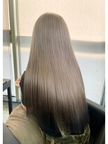 シエンゴールド(CIEN gold)&nbsp;ミルクティーグレージュ/ブリーチ/ハイトーン#浜松駅#カラー