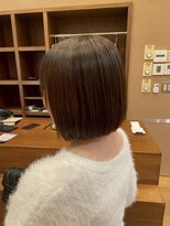 シプ 丸亀(sip) 前髪 小顔 ニュアンスカラー韓国ボブ 20代30代 ワンホンヘア