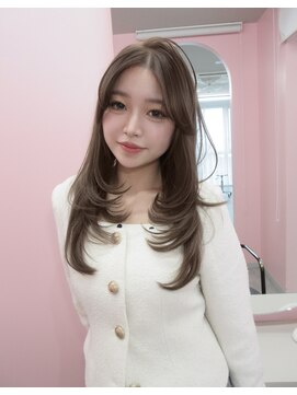 ボタン シブヤ(VOTAN SHIBUYA) 【MISAKI】レイヤーカット/ショコラブラウン/顔まわりカット