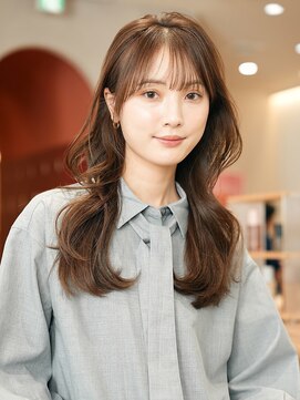 ReFa認定プレミアムサロン全席個室美容室 Zina 川崎西口【3月9日NEW OPEN(予定)】 髪質改善*スモーキーブラウンくびれヘア【Zinaセントラル銀座】