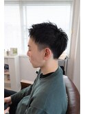 ツーブロック×メンズショート