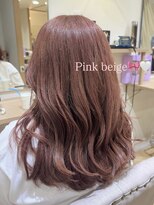 ルアナ ヘア アンド トリートメント(Luana)&nbsp;ブリーチ無しでこの透明感//♪柔らかピンクベージュ☆