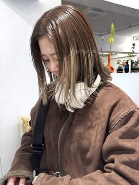 コットン(cotton) ブリーチやめるのにも少しチェンジにもピッタリプレイングカラー