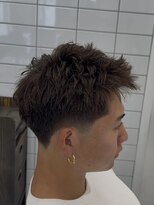 グルーマーズクレッジ 渋谷店(GROOMER/S CREDGE)&nbsp;men's/メンズ/刈り上げセンターパート/リバースセンターパート