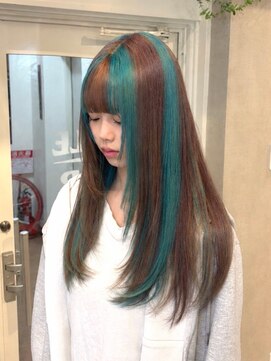 ファブルヘア(FABLE HAIR) block color