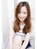 【Lolonois梅田】フェミニン立ち上げバングセミ(藤岡なおき)