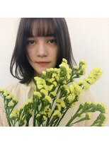 クーエフー(coo et fuu)&nbsp;20代30代大人可愛いデジタルパーマ柔らかボブ小顔ナチュラル近藤