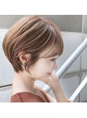 大人丸みショートボブ2021 夏