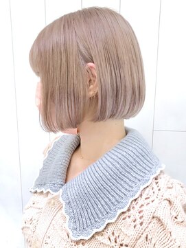 アイティーバイアルバム 藤沢店(IT by ALBUM) ベージュ ボブ_カーキグレージュマッシュショート_ba318662