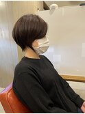 横顔美人ショート