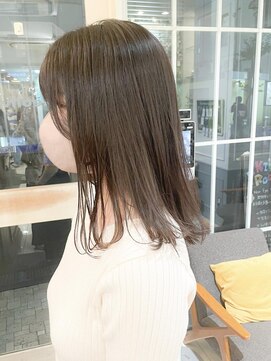 ネオリーブアイム 横浜西口店(Neolive aim) グレージュ ミディアムヘア【横浜】