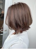 30代40代50代グレージュくびれボブ【Ruufus恵比寿渋谷】