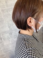 リル(lil)&nbsp;丸みショート【イルミナカラー/宇都宮美容室/鹿沼美容室】