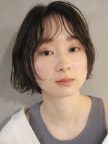 パーク(PARK)&nbsp;【PARK】抜け感ショートボブ×こっくりブラウン