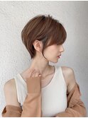 韓国前髪くびれショート