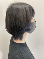 アルターシェリー(aL-ter che'rie)&nbsp;『フェイスフレーミング×インナーカラーネイビー』新籾