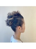 お祭りヘアセット／モヒカン風スタイル